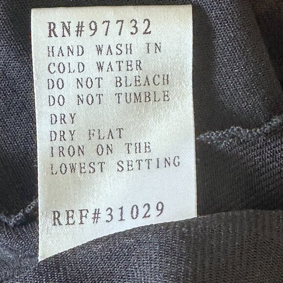 Lior Paris Multicolor Abstract Artsy Tunic Top Sz Large 3/4 Sleeves Art to Wear - Picture 6 of 9